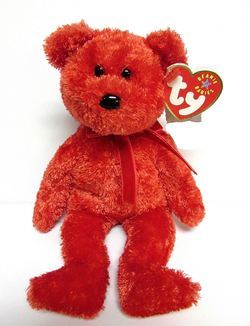 Sizzle, the Red Hot Bear<br>Ty - Beanie Baby<br>(Click on picture-FULL DETAILS<BR>